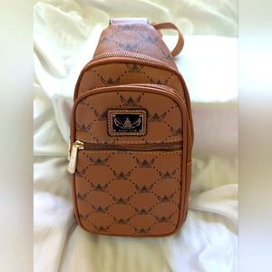Wendy Keen Brown Small One Strap Back Pack Type Bag
